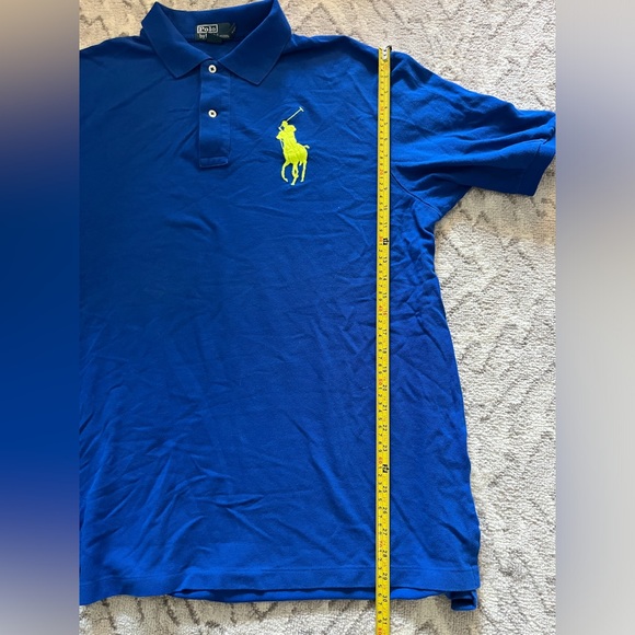 Ralph Lauren vintage polo “big pony” t shirt collared polo men’s shirt size XLT - Picture 9 of 10